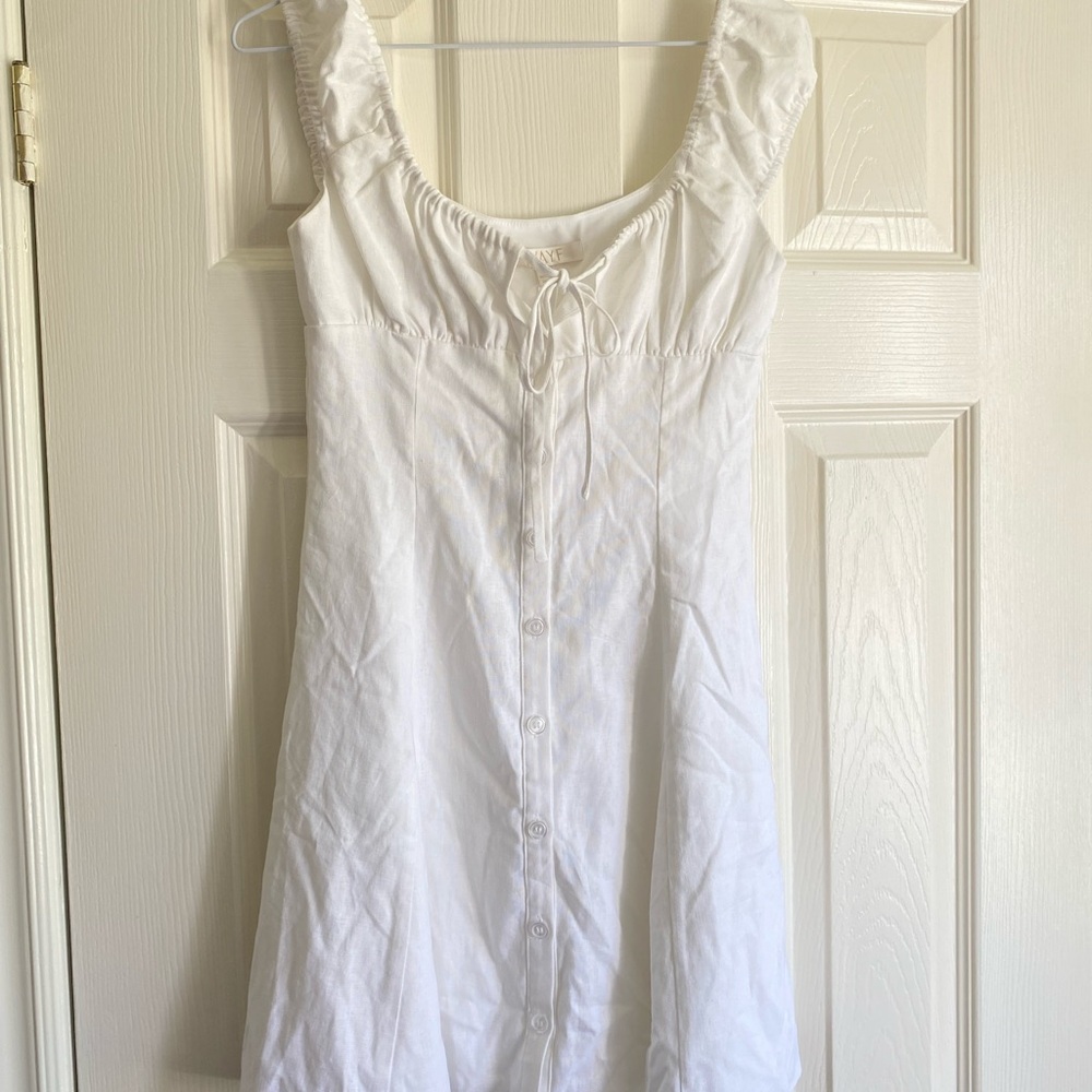 Wayf White Chemise A-Line Dress NWT